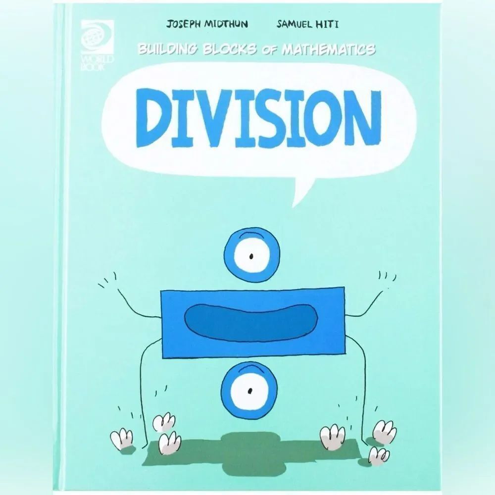 🤯5/$25🤯 Building Blocks Of Mathematics Division Hard Cover Book New